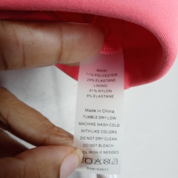 Johnny Was Calme Pink Endurance Cross back Sports Bra - Picture 3 of 4